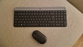 Bezdrátová klávesnice a myš Logitech - 1