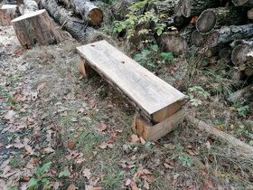 Dřevěná lavice - 1