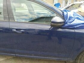 Prave Přední dveře Škoda Octavia 3 modra tmavá