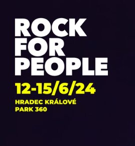 Rock for People 2024 - dvě 4 denní vstupenky COMFY+