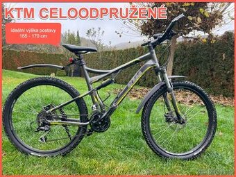 CELOODPRUŽENÉ kolo KTM - pro výšku postavy 155 - 170 cm
