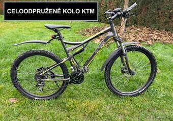 CELOODPRUŽENÉ kolo KTM - ve velmi zachovalém stavu