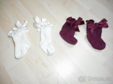 Ponožky pro mimi s mašličkou H&M vel 56