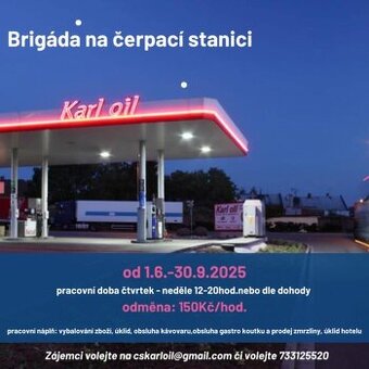 Brigáda na ČS Karloil Kocourovec