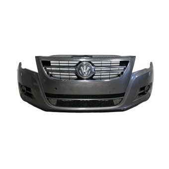 Přední nárazník šedá metalíza LD7S VW Tiguan 5N r.v. 2009