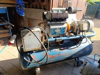 Kompresor orlik 3pist, motor 7,5 kW, upraven na slabší jisti