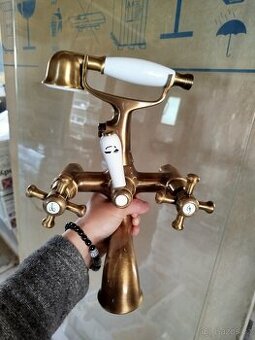 Vanová baterie retro styl bronzová - 1