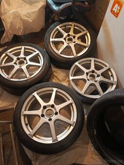 ALU disky z BMW E46 včetně pneu Barum Bravuris 5 – 225/45 R1