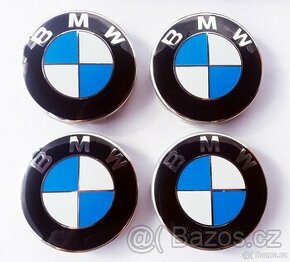 BMW středové pokličky modrobílé 68mm