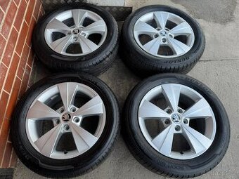 Alu 16" 5x112 škoda VELORUM letní 85% O3, TOP