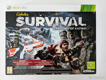TOP SHOT ELITE + Cabela's Survival - puška Xbox 360
