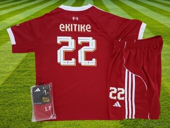 Dětský dres Hugo Ekitiké #22 – Liverpool FC 25/26