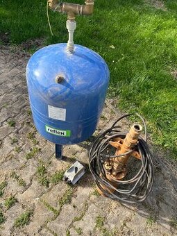 Čerpadlo (nautila) do studny a tlaková nádrž