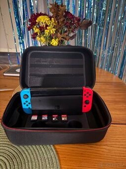 Nintendo switch oled 64 + 256 gb (+hry Zelda..) - 1