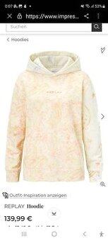 Luxusní mikina Replay ve vel. S