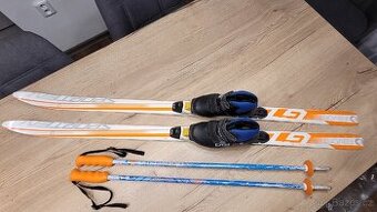 Dětské běžky Sporten 120cm boty vel. 32 (celý set)