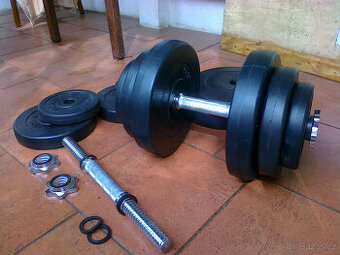 činky 2x20kg - nové