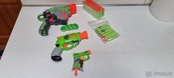 Nerf ZOMBIE STRIKE 4 PISTOLE + náboje 20 kusů