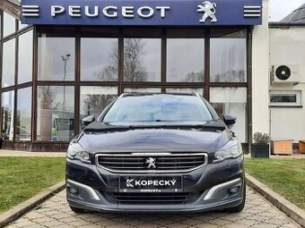 Peugeot 508SW CZ 2.0Hdi 120kw FULL, LED, KŮŽE, PANOR,EL.KUFR