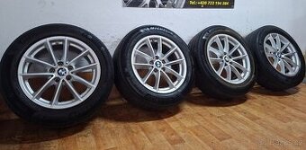 Alu kola R17 5x112 BMW + letní pneu 225/55/17 Michelin