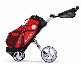 Alphard Duo Cart bag s vozíkem, červený