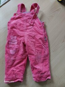 Teplé kalhoty holčička 1 rok - 1
