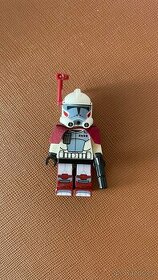 Lego Clone Wars trooper red