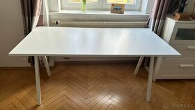 Psací stůl, bílý, 160x80 cm TROTTEN IKEA