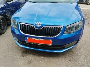 Kompletní předek Škoda Octavia 3 modrá race