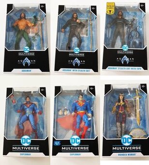 McFarlane DC Multiverse Aquaman, Superman, Wonderwoman