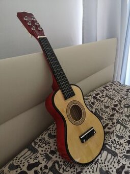 Dřevěná kytara pro děti - 1