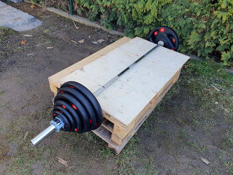 olympijská BENCH činka 128kg - NOVÁ