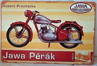 Jawa Perák kovová cedule - 1
