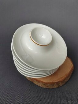 Sada nádherných porcelánových talířku na vejce od Rosenthal