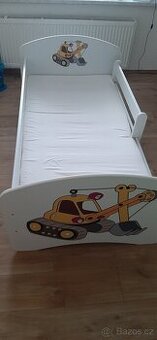 Prodám dětskou postel s chlapeckými motivy, 160x80 cm