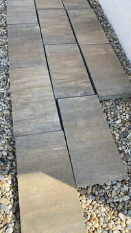 Semmelrock dlažba Asti Colori bílohnědočerná 60x30x5