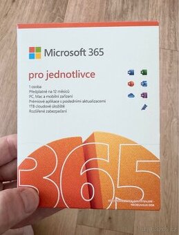 Microsoft 365 pro jednotlivce CZ