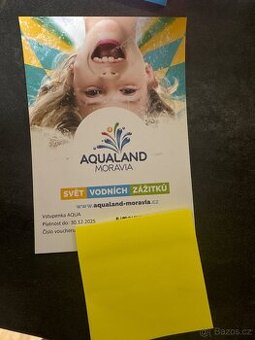 Vstupenky do Aqualandu Moravia