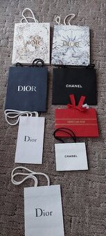 Dárková tašky značky Chanel a Dior