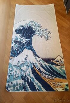 Osuška s motivem Velké vlny