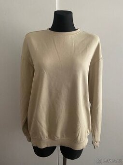 Hezká mikina - béžová vel.S