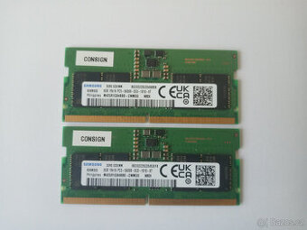 2X SAMSUNG 8GB 1RX16 PC5-5600B-SCO-1010-XT (z nového herního
