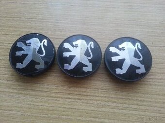 Středové krytky Alu kol Peugeot