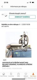 Univerzální střešní příčníky/nosič