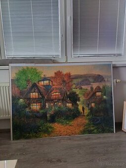 Zarámovaný obraz z puzzle - 1