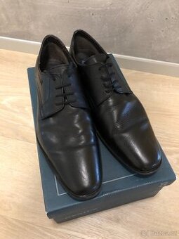 Boty pánské společenské černé, velikost 43