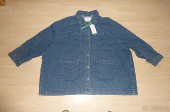 Nová dámská riflová džínová bunda HM vel. 4XL