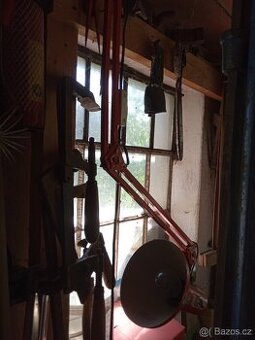 Retro lampa oranžová