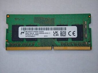 RAM SODIMM DDR4 8GB 3200MHz Micron SK Hynix