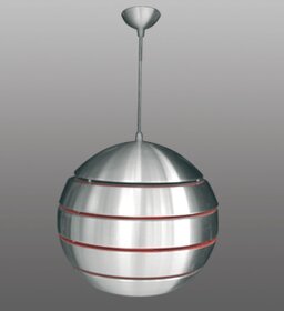 Brilum Verano 40 designové závěsné svítidlo stříbrná AL